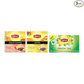 Lipton Peach Mango Black Tea, Lemon Green Tea, Lemon Black Tea 20CT (1ea) (Variety Pack)