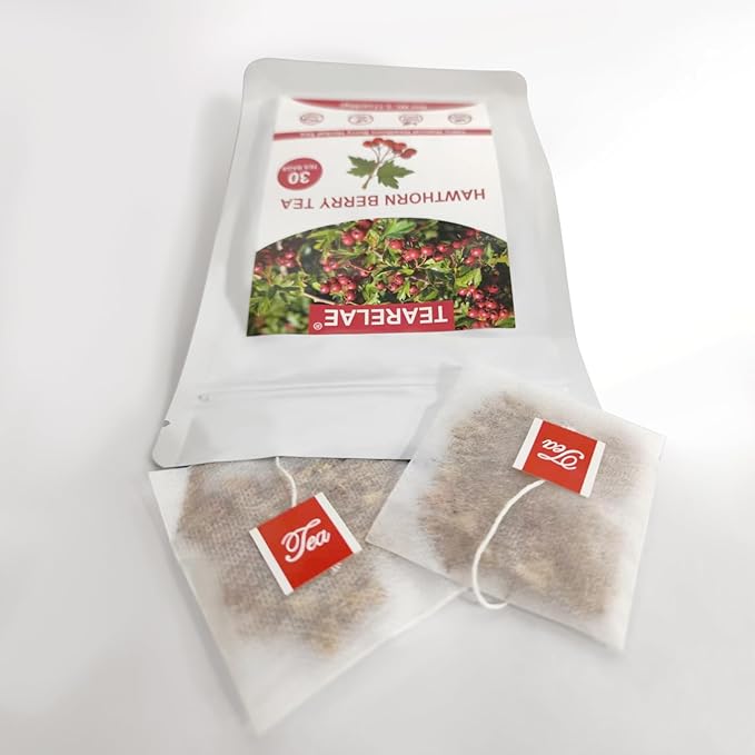 TEARELAE - Hawthorn Berry Tea, 30 Count - Pure Hawthorne Berries Herbal Tea Bags - Sweet and Tangy Flavor - Non-GMO - Caffeine-Free