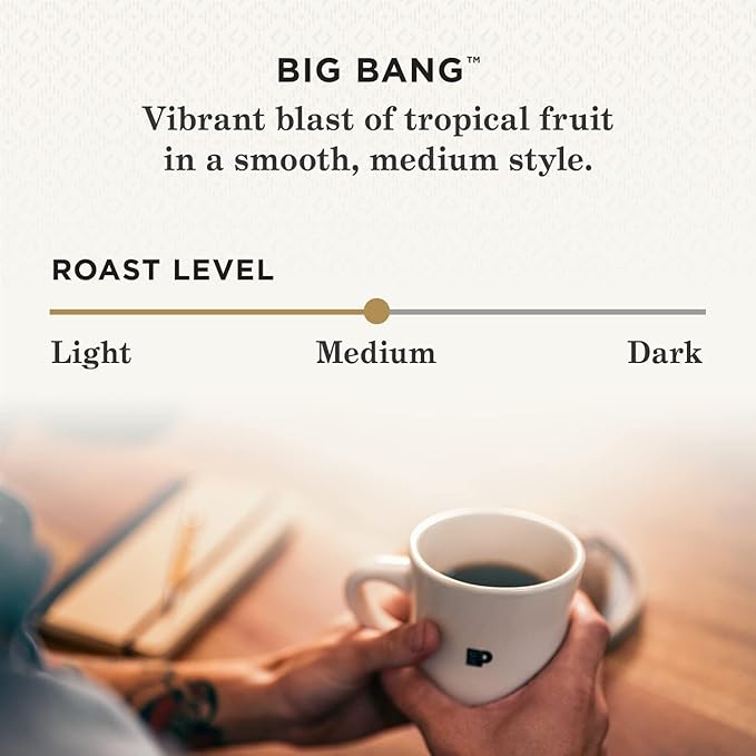 Peet's Coffee, Medium Roast Ground Coffee - Big Bang 10.5 Ounce Bag
