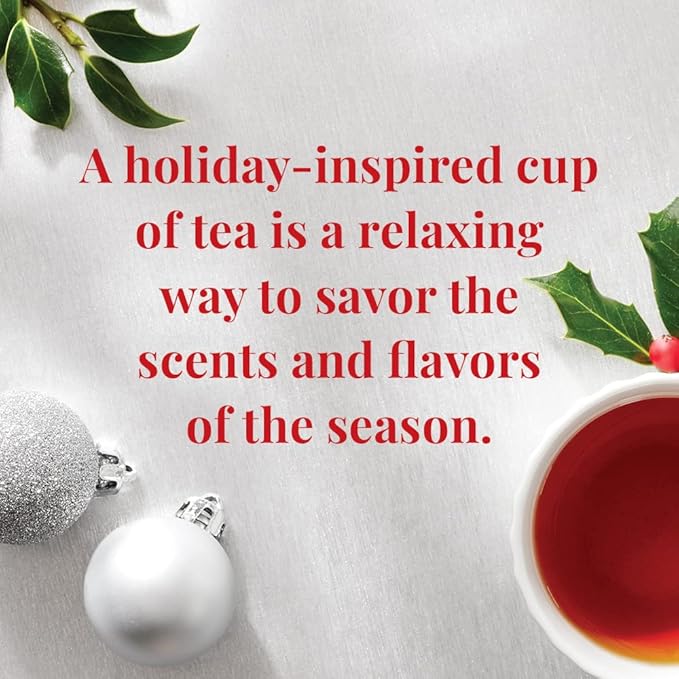 The Republic of Tea - Peppermint Bark, Cool Winter Herb Tea, 36 Tea Bags, Caffeine-Free