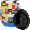 BOTE MagnePod Drinkware MAGNETumbler Stemless Wine Tumbler with Lid Drink Cooler 12 oz Size Keeps Wine Beer Soda Water Cold Insulated attach to Compatible SUPs Kayaks Floats Multiple Colors