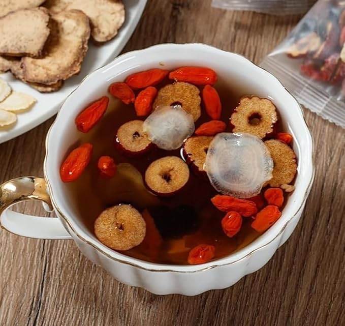 Ginseng Nine TreasureTea - Red Date Wolfberry Mulberry Tea, Organic Kidney Cleanse Chinese Herbal (3)