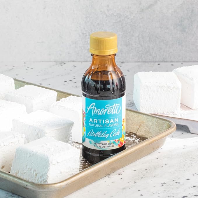 Amoretti - Natural Birthday Cake Artisan Flavor Paste 2.2 lbs - Use In Pastry, Savory, Brewing & Ice Cream Applications, Preservative Free, Gluten Free, No Artificial Sweeteners, Highly Concentrated