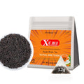 XIEJINJI Premium Assam Black Tea - Eco-Conscious Black Tea Bags - Resealable Bag - 3.2g x 50 Count - English Breakfast Tea - Repeated Brewing