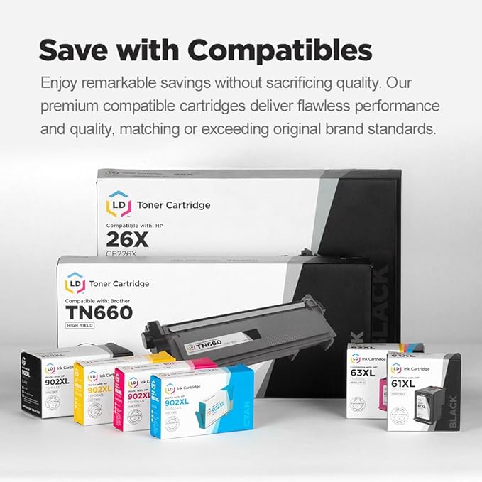 LD Products Compatible Toner Cartridge Replacement / Compatible with HP 58X / CF258X HY (Black with CHIP) for LaserJet Pro M404dn M404dw M404n MFP M428fdn MFP M428fdw New Working CHIP Installed