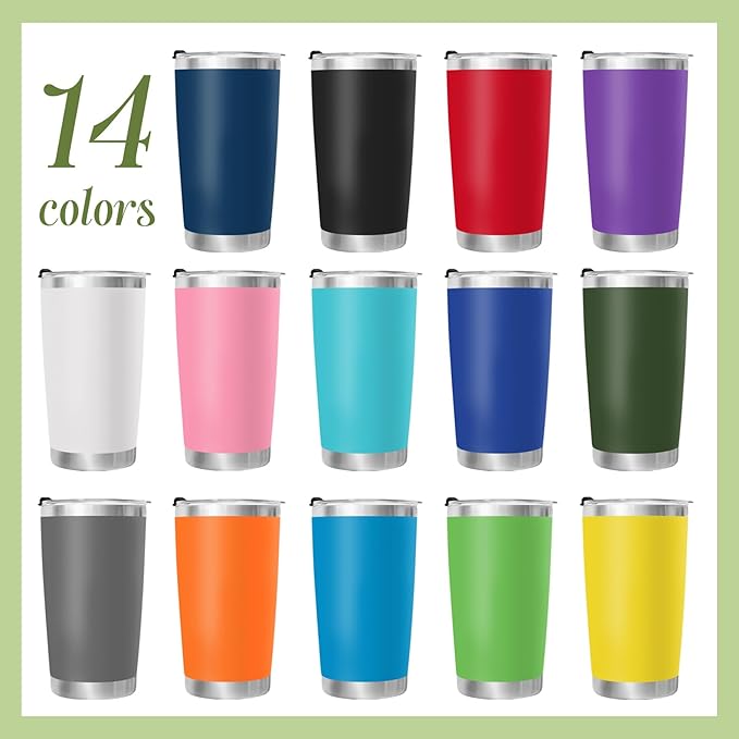 Personalized Tumbler with Pictures Text Name, Custom Double Wall Insulated Tumbler, 20oz Coffee cups with lid and straw, Personalized Christma Birthday Gifts for Women Men (made in USA)