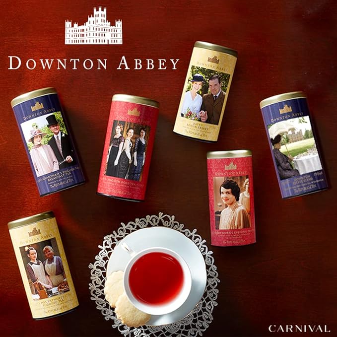 The Republic of Tea: Downton Grantham English Breakfast Black Tea, 36 Tea Bags Tin