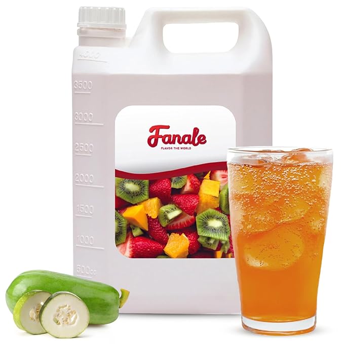 Fanale Premium Flavoring Concentrated Syrup for Bubble Tea 11 lb | Winter Melon Flavor Syrup | for Boba Tea, Smoothies, Slushes, Desserts | 11lb | SRP250