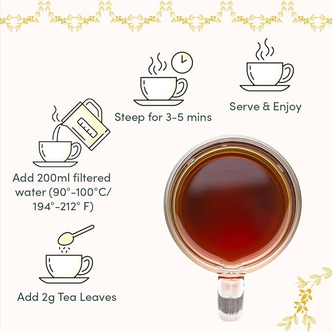 VAHDAM GLOW – Assorted Christmas Tea Gift Set for Women (6 Loose Leaf Teas) | Premium Tin Caddy Presentation Box | Gluten-Free, Non-GMO | Holiday Tea Gifts for Her