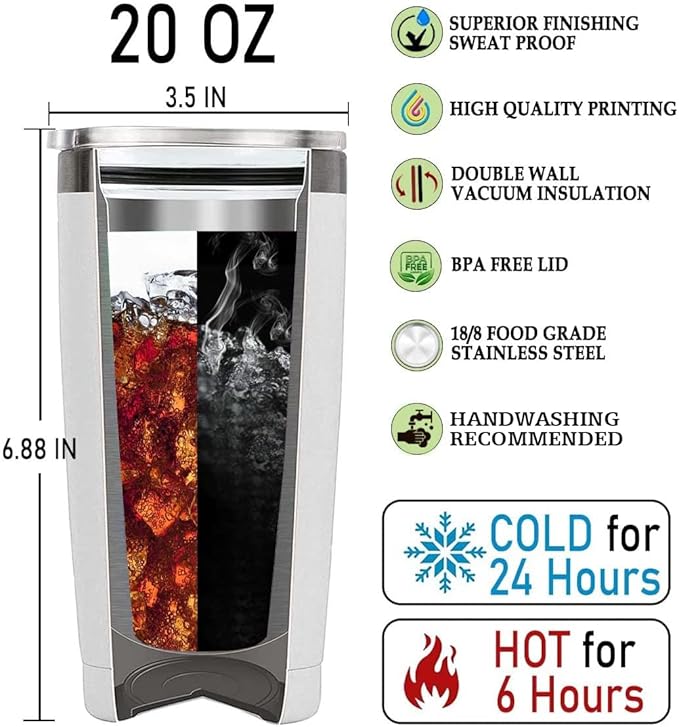 Dolphin Tumbler 20oz Cute Animal Gift for Women, Girls Who Freaking Love Dolphins Lovers Perfect Birthday Christmas Valentine Wife Daughter Mother Insulated Stainless Steel Coffee Cup with Lid