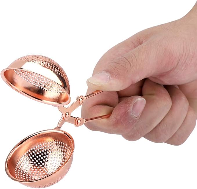 Stainless Steel LongHandle Tea Strainers Premium Tea Infuser Filter, Portable Tea Infuser Strainer Reusable Ball Shape Teapot Filter For Filter Tea, Coffee, Hot Brine Ingredi