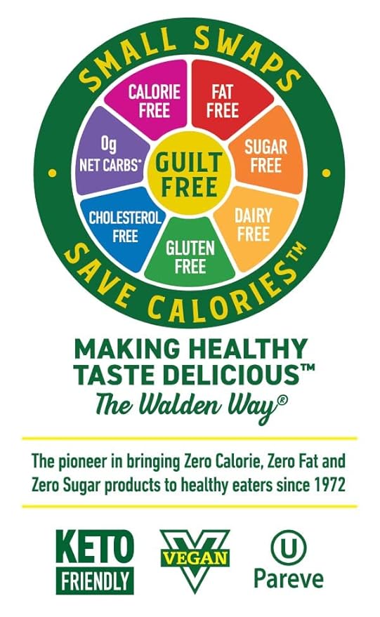Walden Farms Original Coffee Creamer – Zero Calorie, Fat-Free, Sugar-Free, Low Carb, Keto-Friendly, Dairy-Free, Vegan – 2-Pack, 12 oz Bottles