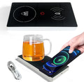 Coffee Mug Warmer Smart Cup Warmer for Office Desk,Multifunction Electric Beverage Warmer Plate 2 in 1,USB Type-C Heating Coaster Drink Warmer for Cocoa, Tea, Milk (White)