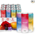 Moment Botanical Soda Soft Drink (Shark Tank) - SPARKLING Drinks | Fruity Fun | L-Theanine & Ashwagandha for Calm & Clarity | 0 Added Sugar 0 Caffeine | 24-pack