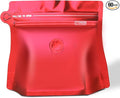 4oz 1/4 lb 60pcs Coffee Bags with Valve,Vented Coffee Bag Barrier Bag Store Bag Coffee Packaging Storage Pouches Stand-up Bags for Food Diamond Shaped Need to Use Heat Sealing Machine（Red）