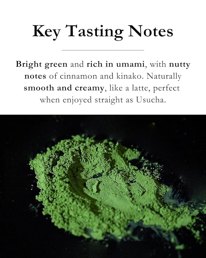 Emptea Yame Matcha Powder Premium Ceremonial Grade – First Harvest Stone-milled Premium Blend Japanese Green Tea Powder from Yame Japan 1.06 oz (30g) Tin