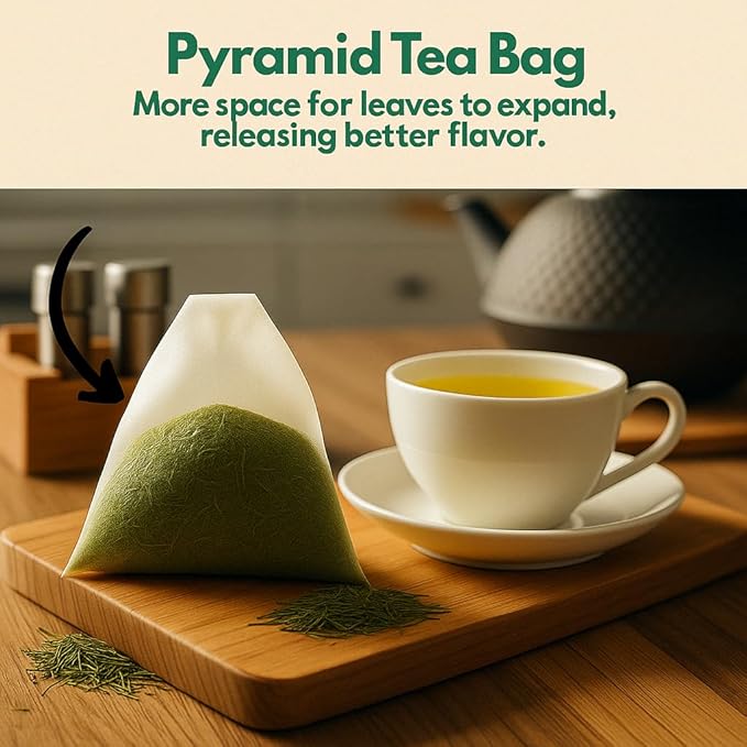 Tozzy Organic Yerba Mate Tea, Unsmoked – 100 Count, Plant-Based Pyramid Tea Bags