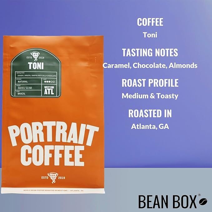 Toni - Roasted by Portrait Coffee - Freshly Ground Coffee - 12 Ounce Bag