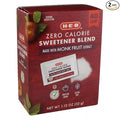 H‑E‑B Zero Calorie Sweetener Blend Monk Fruit Packets 40 ct 2 boxes