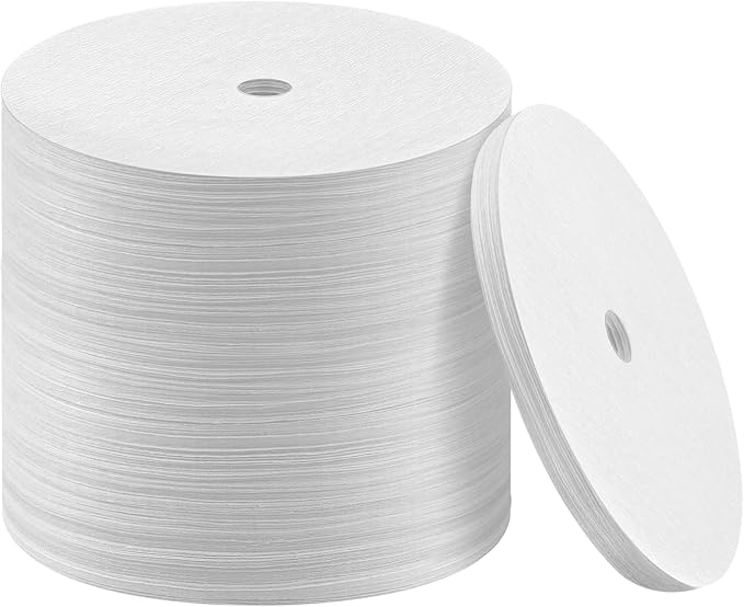 300 Count Percolator Coffee Filters, 3.74 Inch Natural Unbleached Disposable Coffee Filter Disc Coffee Filters for Percolators Coffee Pot