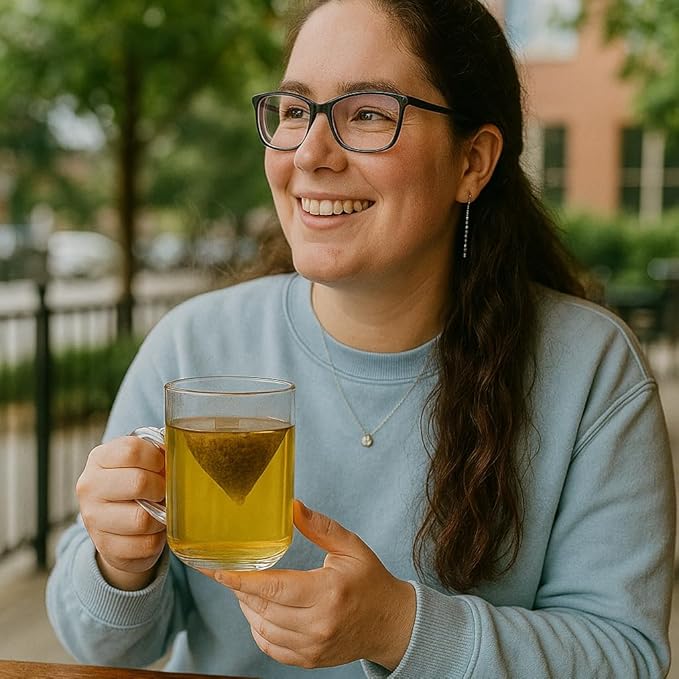 TBT - Totally Bold Tea - Oolong and Green Tea - Natural Energy - Caffeine - 30 pyramid whole leaf bags.