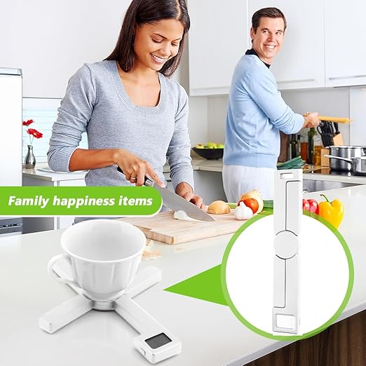 Digital Kitchen Scale, Portable Folding Food Scale with LCD Display for Measuring Ingredients, Dog and Cat Foods(Size:21×3.8×1.6cm)