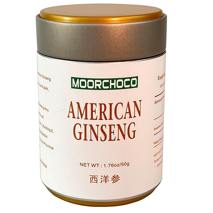 American Ginseng-Pure and Natural Herbal Tea -Chinese herbal medicine- 西洋参片 1.76oz/50g (American ginseng)