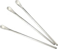 JASHII Silver Matte Long Handle Spoon Cocktail Mixing Stirring Spoons Iced Tea Coffee Spoons with 8.6 inch Long Handle Brushed SUS304 Stainless Steel, 3-Piece