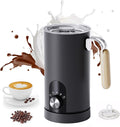 Electric Milk Frother,5-in-1 Milk Steamer with Touch Control,350ml Automatic Warm and Cold Foam Maker,Milk Warmer for Coffee,Latte,Cappuccinos Macchiato,Hot Chocolate,Anti-burn Propeller