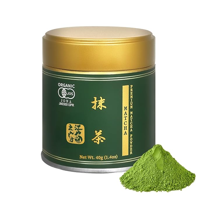 YEDOENSIS Premium Matcha - Organic Japanese Green Tea Matcha Powder, JAS Certified Organic Vegan Gluten-Free (40g)