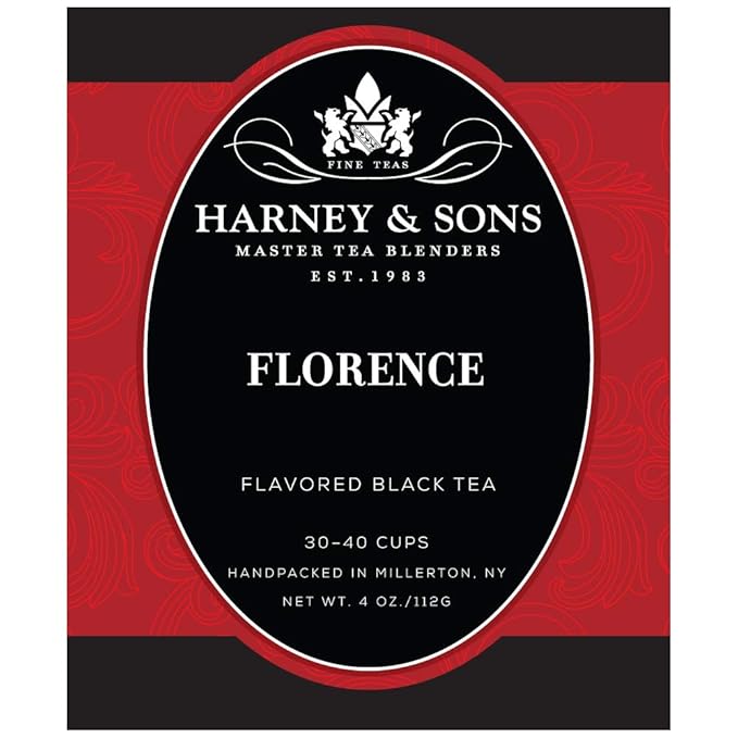 Harney & Sons Florence | 4oz Tin of Loose Chocolate Hazelnut Black Tea