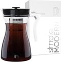 Simple Modern Hugo Cold Brew Coffee Maker | Airtight Pitcher with Fine Mesh Filter | Iced Tea Brewer | 1.5 Quart