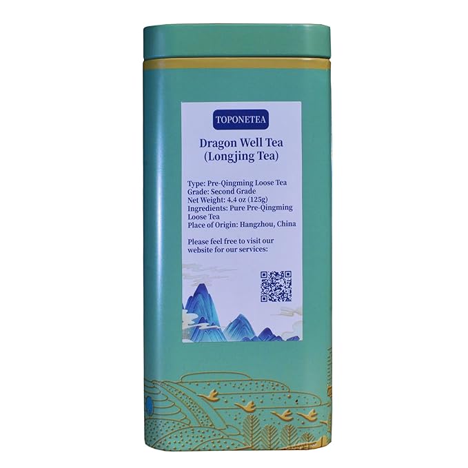 JQ 2025 New Harvest Pre-Qingming Dragon Well Green Tea -Basic Grade- Ming Qian LongJing Cha, Hangzhou Origin Loose Leaf Green Tea (4.4 oz/125g)