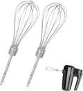 2 Pack Hand Mixer Turbo Beaters Compatible with BLACK and DECKER Electric Hand Held Mixer, Stainless Steel Replacement Parts, Beaters Electric Mixer Parts Accessories