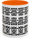 Bold Statement Coffee Mug, Hidden Message Unique Gift for Caffeine Lovers, Funny Office Mug, Housewarming, Birthday,