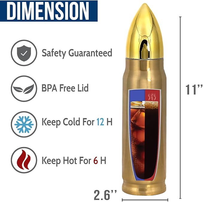 Hunting Gifts for Men – Funny 17oz Tumbler with Lid, I'd Rather Be Hunting Design, Unique Christmas, Xmas and Birthday Gift for Hunters, Perfect for Dad, Son, Husband, or Friends