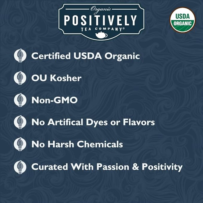 Organic Positively Tea Company, Mango Tango Black Tea, Loose Leaf, 4 Ounce