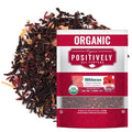 Organic Positively Tea Company, Hibiscus, Herbal Tea, Loose Leaf, 16 Ounce