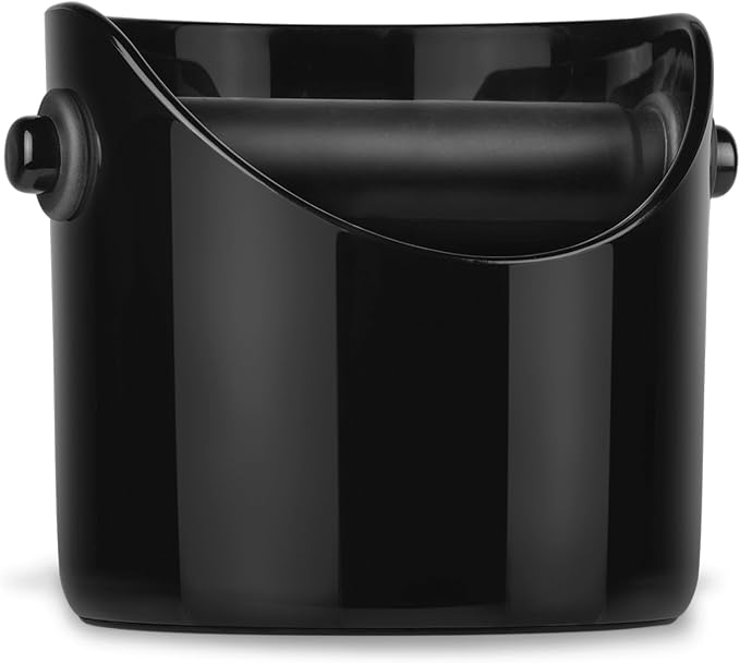 Dreamfarm Big Grindenstèin Sturdy, Compact, Modern Space-Saving Espresso Coffee Grind Knock Box -Black
