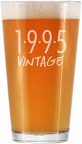 Vintage 1995 Pint Glass for Beer - 30th Birthday Gifts for Men or Women Turning 30 - Fun Bday Party Decor - 16 oz