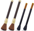 4 Pack Coffee Grinder Cleaning Brush, 2-Sided Brush & Ebony Wood Grinder Cleaner Accessories, Barista Tools for Espresso, Coffee Machine, Keyboard