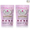 Leaner Creamer Coconut Creamer with Superfood Ingredients – Non-Dairy, Sugar-Free, Keto, Gluten-Free Powdered Coffee Creamer – Birthday Cake – 2-Pack Bundle – 280g Each