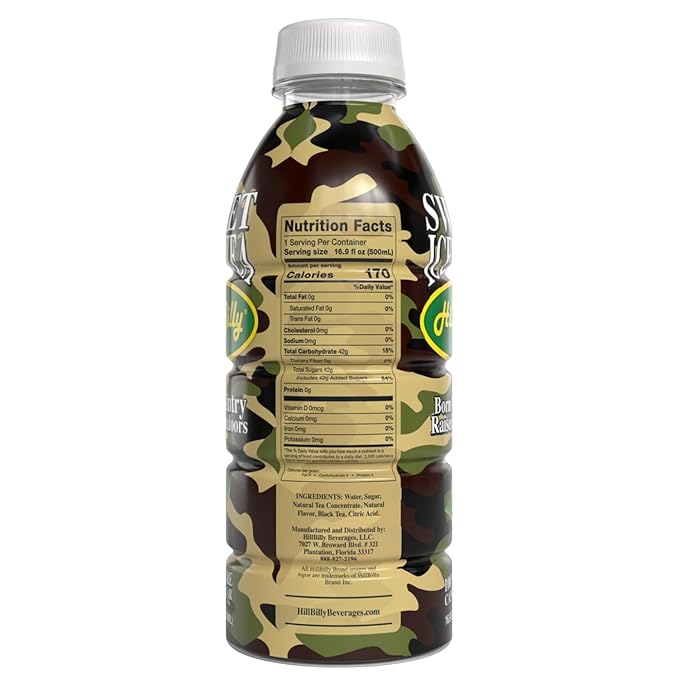 HillBilly Iced Teas, Sweet Iced Tea, 6 Count