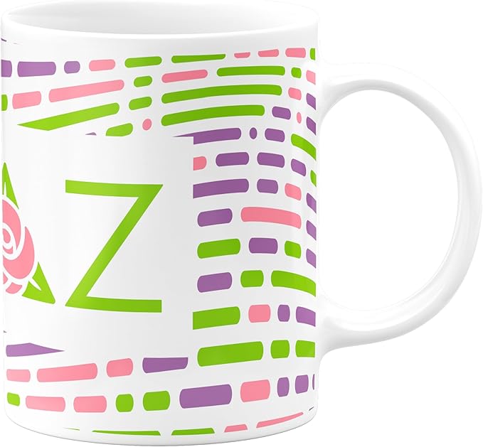 Delta Zeta Ceramic Coffee Mug 11 OZ Tea Cup (Delta Zeta # 10)
