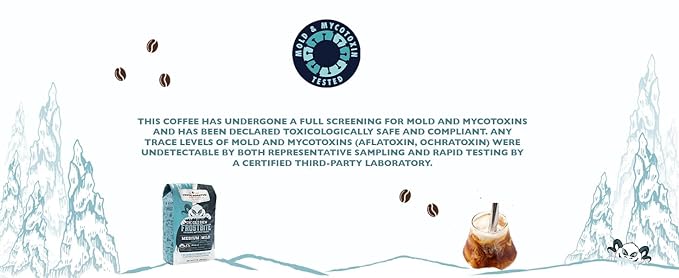 Fresh Roasted Coffee, Organic Frostbite Cold Brew | Mold & Myco 3rd Party Tested, USDA Organic, Kosher | Medium Roast | 5 lb Coarse Ground