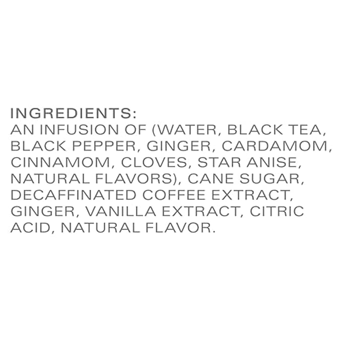 TAZO Espresso Chai Latte, Black Tea Concentrate, Easy to Serve Espresso Chai Tea for Everyday Cafe Style Lattes, Hot or Iced Coffee-like experience, Barista Approved, 32oz Tea Mix Carton