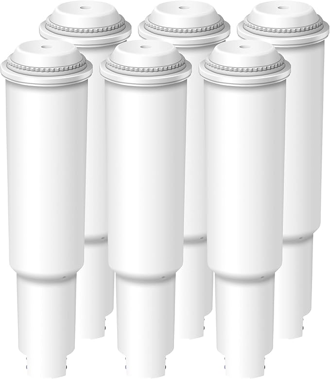 Waterdrop Coffee Machine Water Filter, Replacement for Jura® Clearyl White, 64553, 7520, 60209, 68739, 62911 - Including Various Models of Nespresso®, Impressa®, TÜV SÜD Certified, 6 Packs