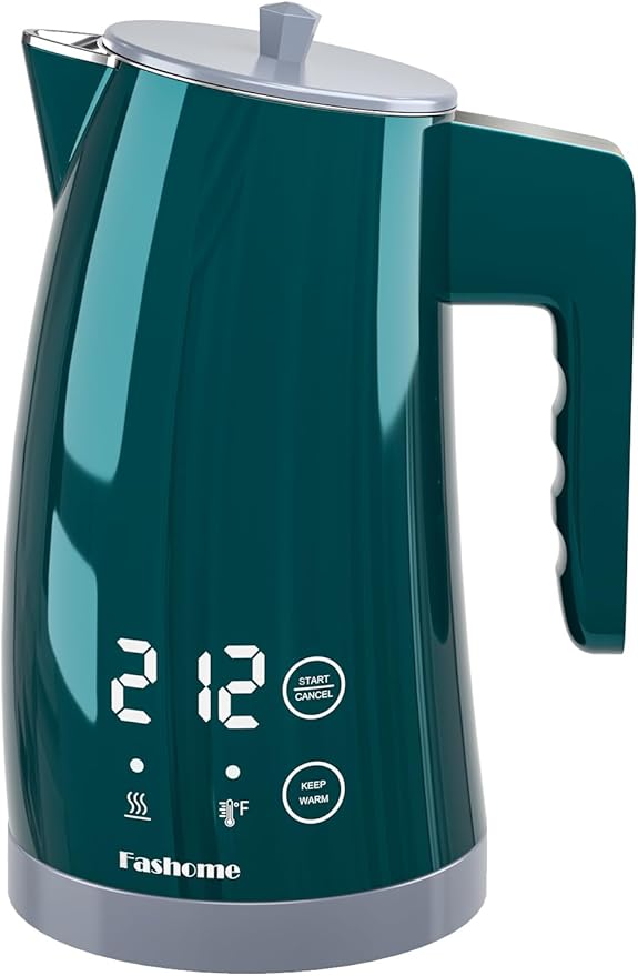 electric kettle with 5 presets temperature control (Green)