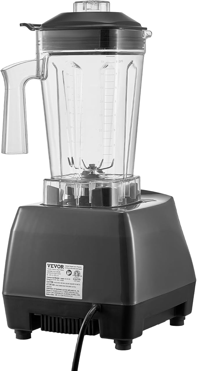 VEVOR Blender for Smoothies, 61 oz 1400W, Professional Blender with Powerful Motor, Multi-Functional Food Processing for Smoothie/Milkshake/Juice, Fits for Kitchen