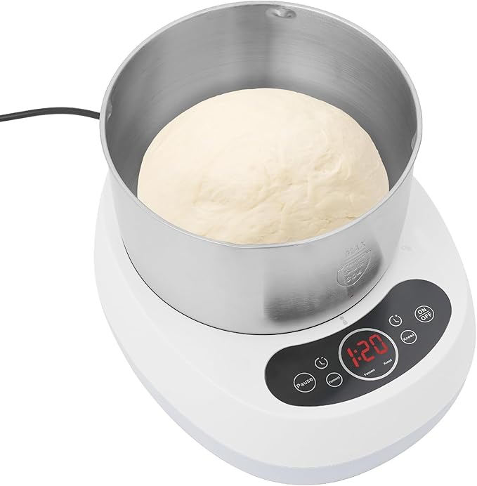 169oz Electric Dough Maker with Fermentation,230W Dough stand Mixer Machine with Digital Screen,Automatic Kneading Machine for Bakery (Blue)